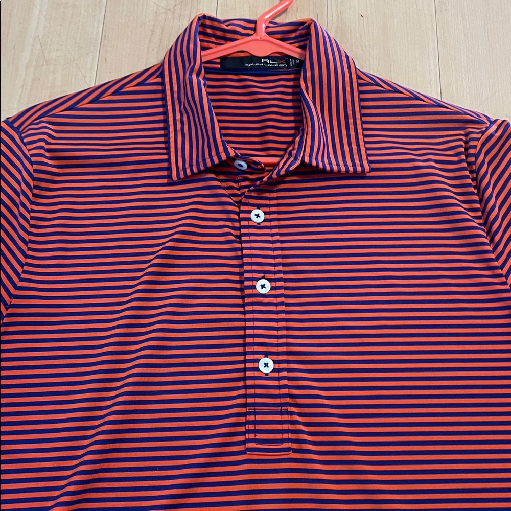 RLX Ralph Lauren Men's Classic Fit Performance Striped Polo Shirt - Picture 3 of 5